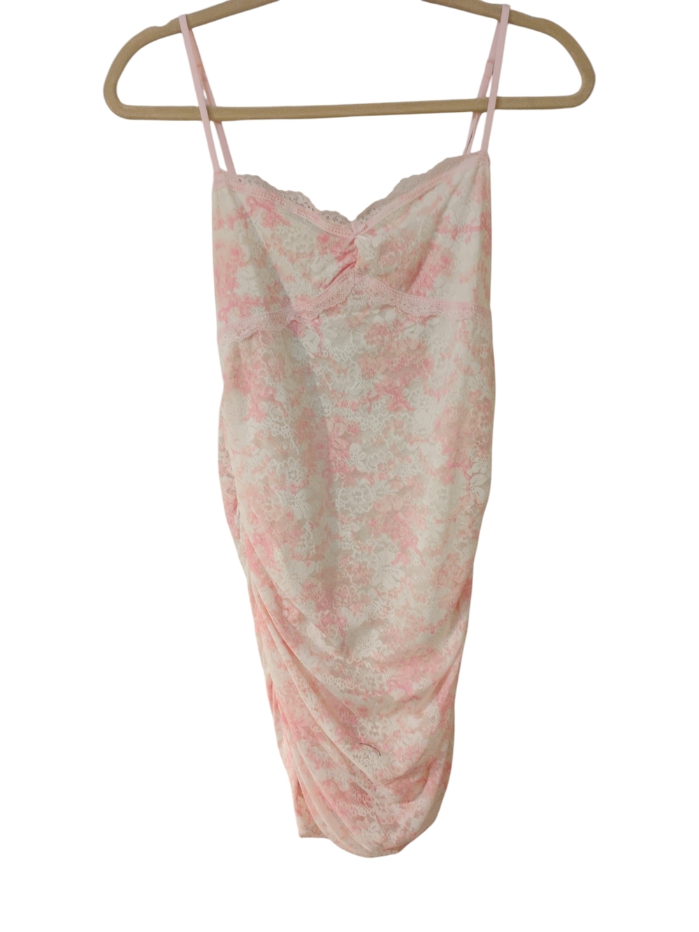 LoveShackFancy & Victoria's Secret PINK Pale Pink Lace Slip Chemise NWT